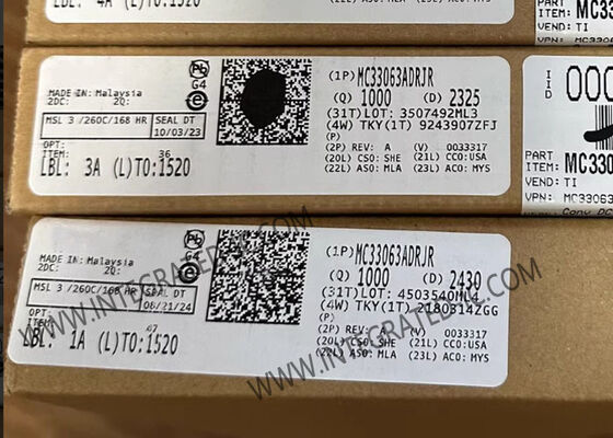 MC33063ADRJR 集積回路チップ 1.5A ブースト/バック/反転スイッチングレギュレータ、100kHz 周波数