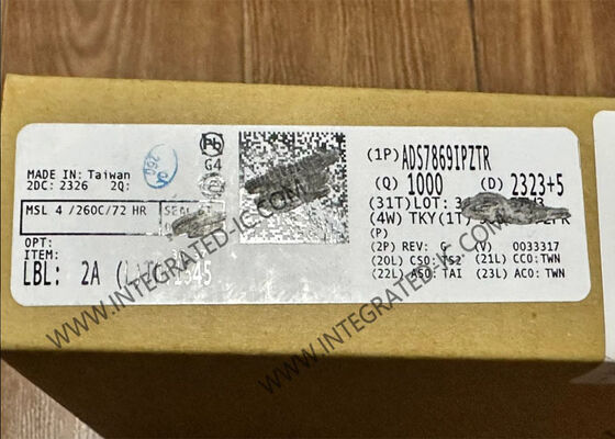 ADS7869IPZTR 統合回路チップ 12 チャネル アナログモーター制御 フロントエンド 12 ビット解像度と柔軟なデジタルインターフェイス TQFP100