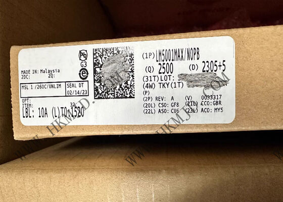 LM5001MAX 集積回路チップ 1A 高電圧スイッチモードレギュレータ IC、50kHz～1.5MHz スイッチング周波数