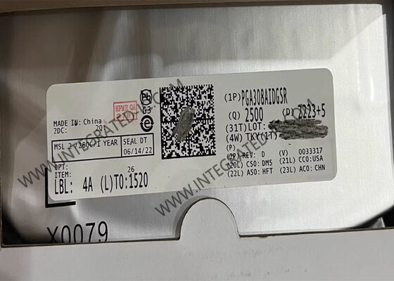 PGA308AIDGSR センサーIC シングルサプライ オートゼロ プログラム可能な増幅器 デジタル校正