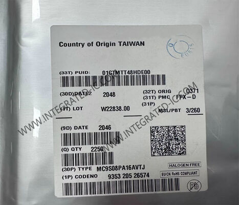 MC9S08PA16AVTJ 20MHz 8ビットS08マイクロコントローラMCU、16KBフラッシュ、TSSOP20パッケージ、18 I/O