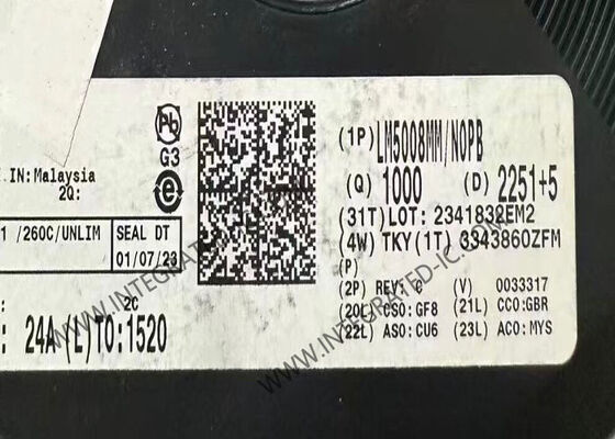 LM5008MM 集積回路チップ DC/DC降圧スイッチングレギュレータ、95V入力電圧、350mA出力電流、および一定オン時間