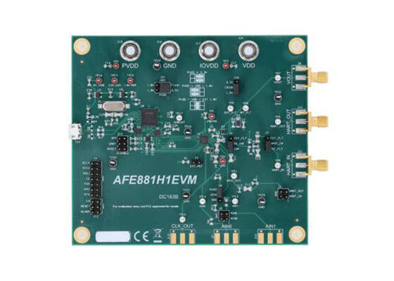 AFE881H1EVM 埋め込みソリューション AFE881H1 16 ビット アナログ フロントエンド評価モジュール