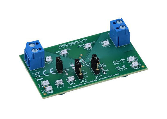 TPS22950LEVM 組み込みソリューション評価モジュール (TPS22950L ロードスイッチ用)