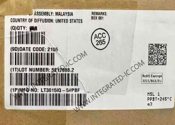 LT3015IQ-5 集積回路チップ 1.5A 低騒音負線性調節器 精密電流制限