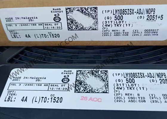 LM1085ISX-ADJ統合回路チップ電圧調節器 3A出力電流 1.5V低脱出と調節可能な出力電圧