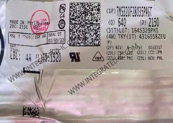 TMS320F28035PAGT マイクロコントローラー MCU 32ビット 60MHz C28x ピッコロ 128kB フラッシュメモリ