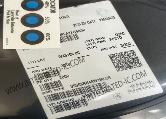 S9S08RN48W1MLCR 8 ビット S08 マイクロコントローラ MCU 20MHz スピード 48KB フラッシュメモリ LQFP32 パッケージ