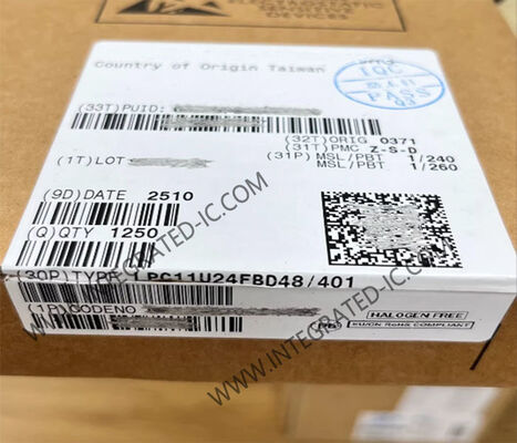 LPC11U24FBD48 32 ビット ARM Cortex-M0 マイクロコントローラ MCU 50MHz スピードとUSB接続