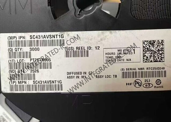 SC431AVSNT1G 集積回路チップ 電圧リファレンスIC、2.5V プログラマブル精密リファレンスおよび 50 PPM/℃ 温度係数