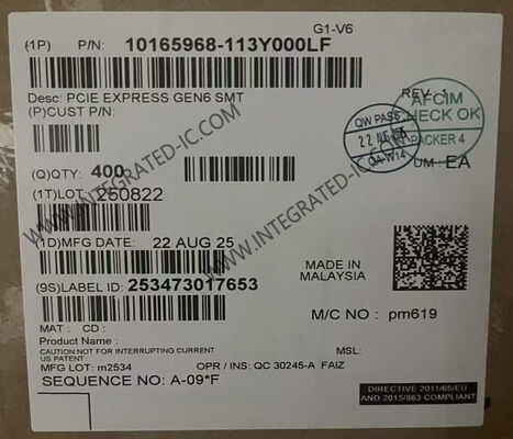 10165968-113Y000LF 1.1A PCI エクスプレス 6世代カード エッジコネクタ 164POS 高速データ転送