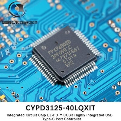 CYPD3125-40LQXIT 統合回路チップ EZ-PD CCG3 USB型Cコントローラ USB電源配送3.0 ARMコーテックスM0プロセッサと128KBフラッシュメモリ
