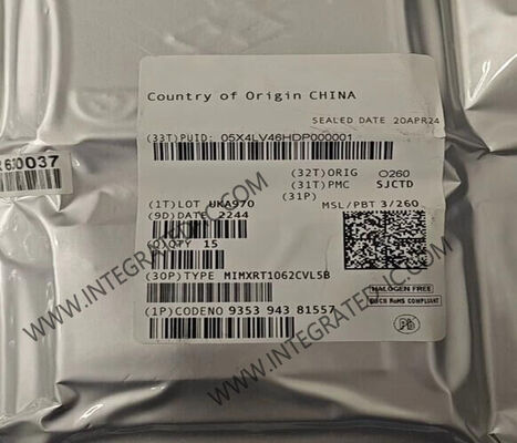 MIMXRT1062CVL5B 32ビットシングルコア 528MHzマイクロコントローラMCU、196-LFBGAパッケージ