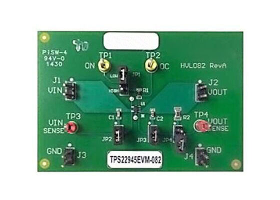 TPS22945EVM-082 組み込みソリューション評価モジュール（TPS22945ロードスイッチ用）