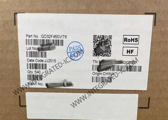 GD32F450VIT6 マイクロコントローラー MCU 200MHz 32ビット ARM Cortex-M4 LQFP100 パッケージ