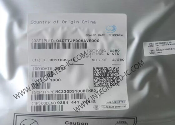 MC33GD3100BEKR2 集積回路チップ シングルチャネルゲートドライバ、15Aピーク出力、IGBTおよびSiCパワーデバイス用ガルバニック絶縁