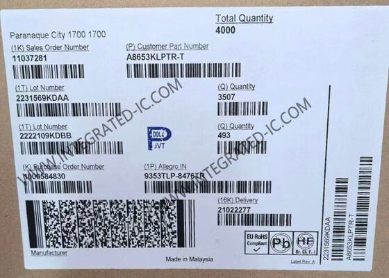 A8653KLPTR-T 集積回路チップ 同期バックレギュレータ、4V～36V入力範囲、車載USB電源ポート向けリモート負荷レギュレーション