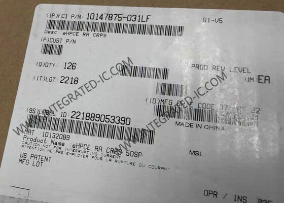 10147875-031LF eHPCE 強化された高電源カード エッジコネクタ 12V 電圧評価とゴールドプレート