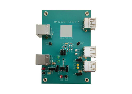 MAX20334EVKIT 組み込みソリューション MAX20334 ダブル SPDT アナログスイッチ評価ボード