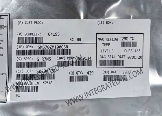 5M570ZM100C5N フィールドプログラム可能なゲート配列 9ns MAX V 性能,570 TFBGA100 パッケージの論理要素