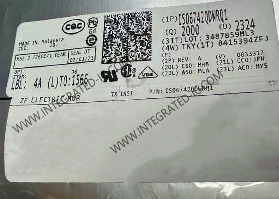 ISO6742QDWRQ1 クワッドチャネルデジタルアイソレータ SOIC16 集積回路チップ