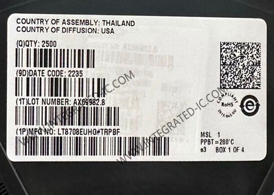 LT8708EUHG 集積回路チップ 80V 双方向バックブースト DC/DC コントローラ、400 kHz スイッチング周波数