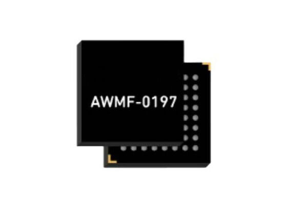 AWMF-0197 ワイヤレス通信モジュール 17.7GHzから21.2GHz Kバンドクワッド 4x2 Rx ビームフォルマーIC 1.2V操作