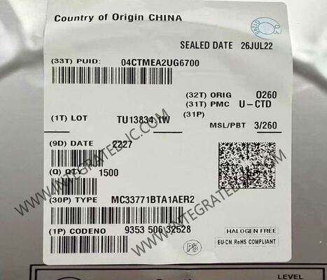 MC33771BTA1AER2 スマートモス リチウムイオン電池制御IC 7〜14セル管理とSPIインターフェース