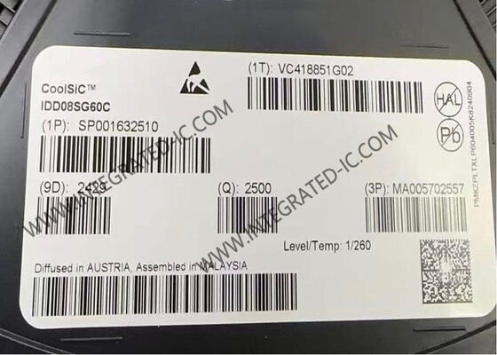 IDD08SG60C 600V 8A 最低容量デバイスを持つCoolSiCショットキーダイオード集成回路チップ