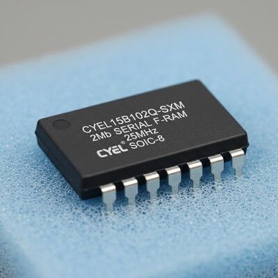 CYEL15B102Q-SXMメモリICチップ 2MbシリアルF-RAMメモリ SOIC-8パッケージで25MHz周波数