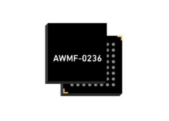 AWMF-0236 5G モジュール RF ビームフォームIC 37GHz から 43.5GHz 双極化クワッド 4x2 ビームフォルマー