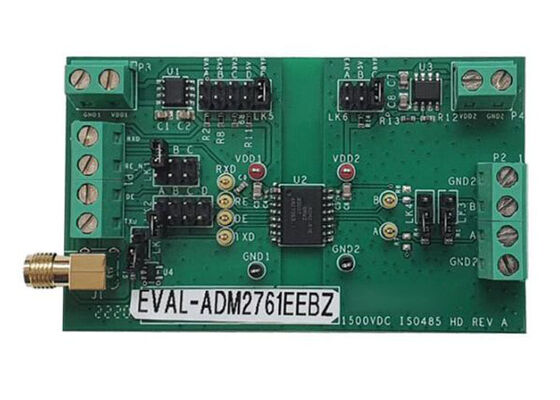 EVAL-ADM2761EEBZ 組み込みソリューション ADM2763E 孤立RS-485トランシーバー評価ボード