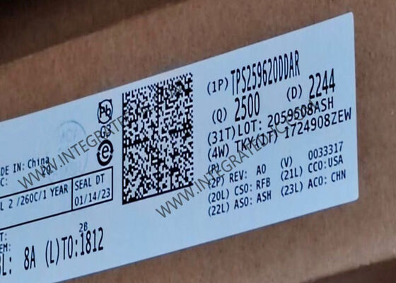 TPS259620DDAR 集積回路チップ eFuse IC 2A 電流制限 幅広く入力電圧範囲 2.7V から 19V 超電圧保護