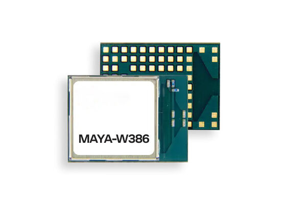 MAYA-W386-00B 1Mbps低電力Wi-Fi 6/6EとBT 5.4を搭載したワイヤレス通信モジュール