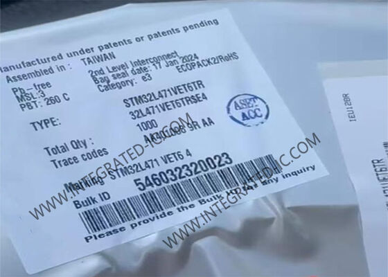 STM32L471VET6 80MHz 32ビット ARM Cortex-M4 マイクロコントローラー MCU (LQFP100パッケージ)