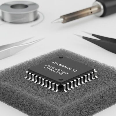 STM32G474RCT3 32 ビット ARM Cortex-M4Fマイクロコントローラ MCU 170MHz速度と52つのI/Oピン