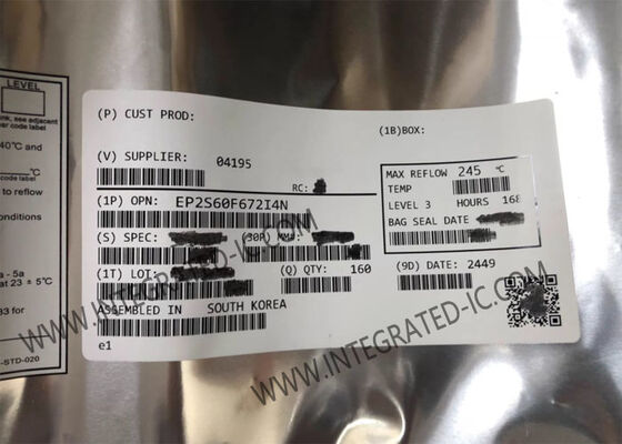 EP2S60F672I4N フィールドプログラム可能なゲート配列 60440 ロジック要素 492 I/O と 1.2V 90nm プロセス Stratix II FPGA