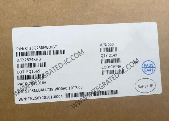 XT25Q256FWOIGT 256Mbit シリアル NOR フラッシュメモリ ICチップ WSON8 6x5mm パッケージで 1.65V ~ 2.0V 電圧