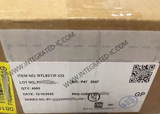 RTL8211F-CG イーサネットIC 統合10/100/1000M イーサネットトランシーバー QFN40 パッケージとIEEE 802.3 コンプライアンス