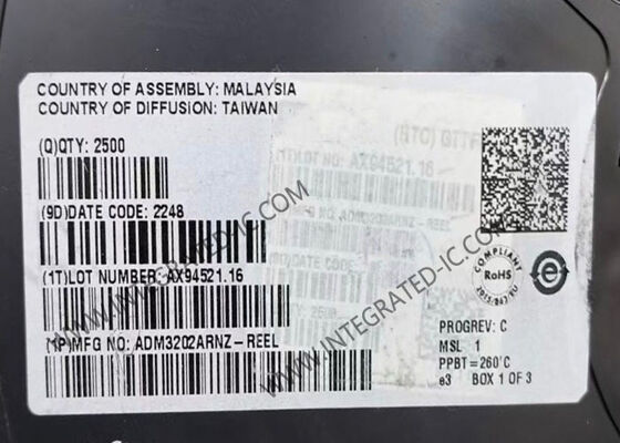 ADM3202ARNZ 集成电路芯片 高速2通道RS232/V.28接口器件