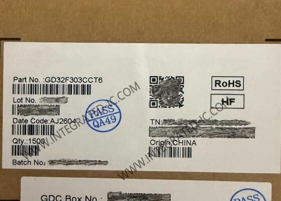 GD32F303CCT6 マイクロコントローラ MCU 120MHz 32ビット マイクロコントローラ LQFP48 ARM コルテックス-M4 MCU