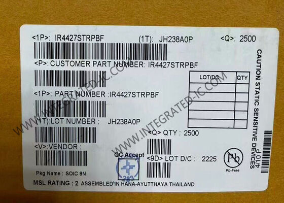 IR4427STRPBF 集成电路芯片 25V 双路低侧栅极驱动器 IC SOIC-8
