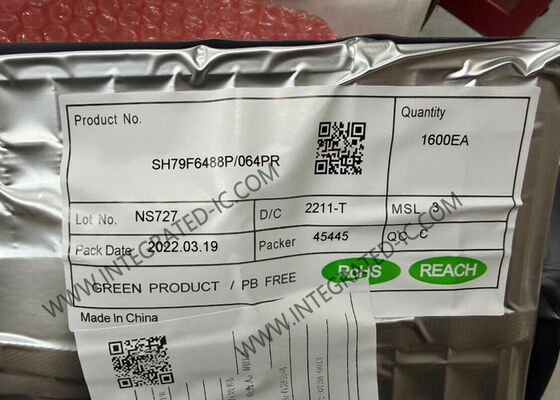 SH79F6488P/064PR マイクロコントローラ MCU 強化型 8051 マイクロコントローラ LQFP-64 8ビット MCU