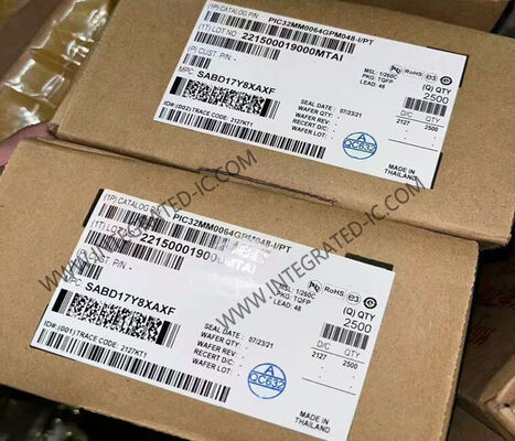 PIC32MM0064GPM048-I/PT 32 ビットフラッシュマイクロコントローラ MIPS32 microAptivTM コア 25MHz スピード 38 I/O