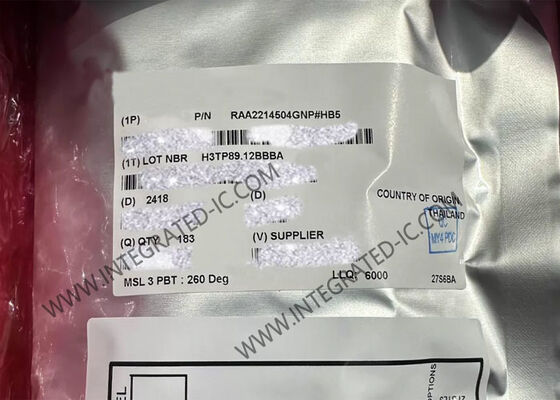 RAA2214504GNP 集積回路チップ 同期バック変換器 4.5V から 42V 入力 5A 連続出力 工業グレード 電源モジュール