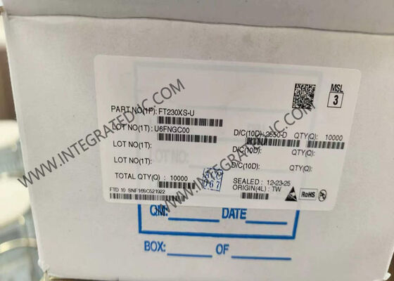 FT230XS-U 集積回路チップ 12Mb/s USB フルスピードから3MBaud UART インターフェース 低消費電力 8mA