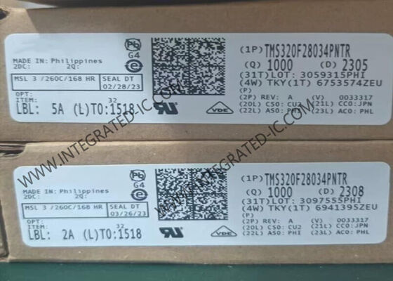 TMS320F28034PNTR マイクロコントローラー MCU C2000™ 60MHz 速度 128KB フラッシュおよび 45 I/O ピンを備えた 32 ビット MCU