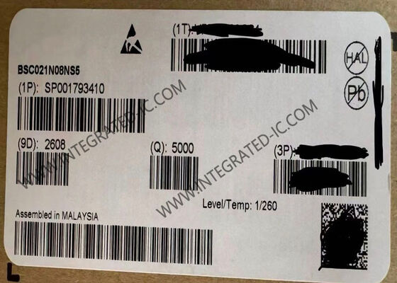 BSC021N08NS5 80V Nチャネル OptiMOSTM パワー MOSFET トランジスタ 超SO8 パッケージの226A連続流出電流