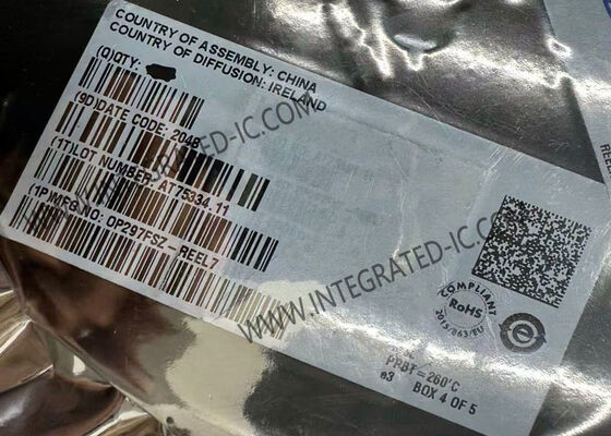 OP297FSZ ダブル低バイアス 精密電流操作増幅器 統合回路