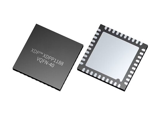XDPP1188-200C 集積回路チップ XDP™ デジタル パワー コントローラ、8 PWM 出力、2 MHz PWM 周波数および 78.125 ps DPWM 解像度